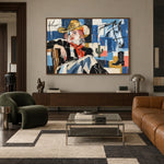 Cowgirl in Fragments — artwork in an interior setting 5