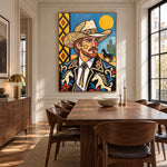 Desert Dandy Portrait — artwork in an interior setting 6