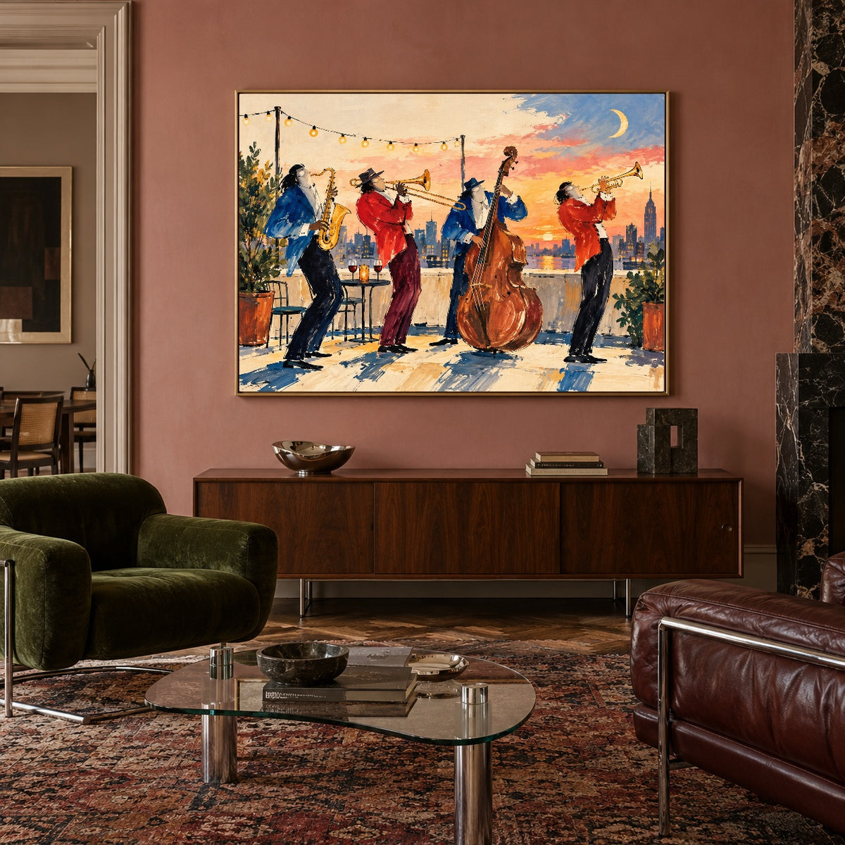 Desert Rhythm Revival — artwork in an interior setting 6