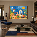 Fiesta Under Blue Skies — featured artwork in a living space