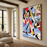 Flowers on Her Way — featured artwork in a living space