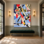 Flowers on Her Way — artwork in an interior setting 7