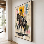 Golden Coat Outrider — oblique side view of the artwork