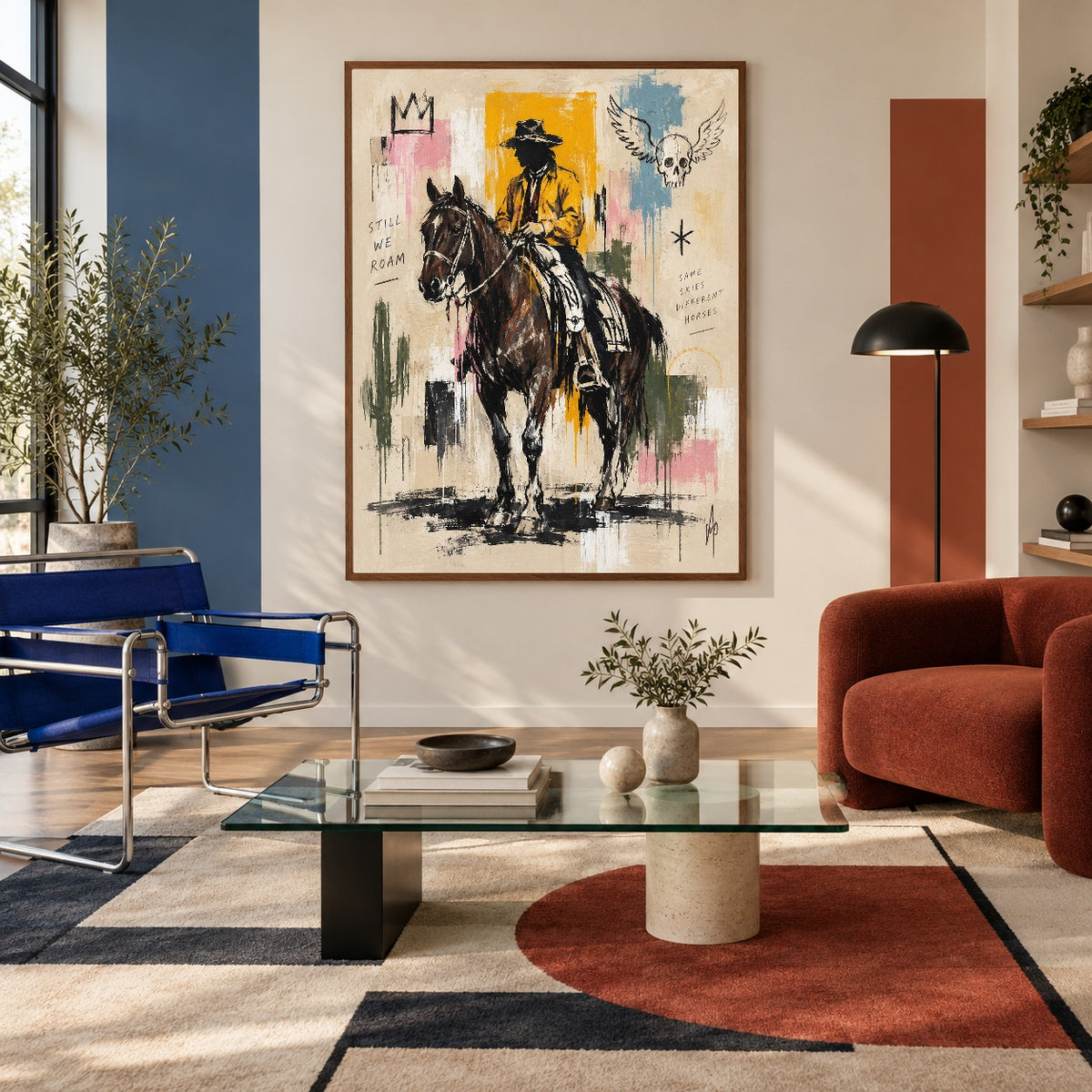 Golden Coat Outrider — artwork in an interior setting 5