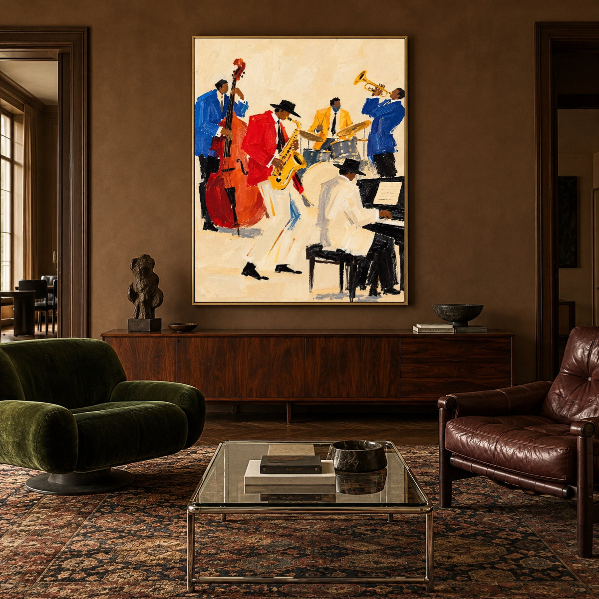 Ivory Keys After Hours — artwork in an interior setting 6