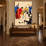 Ivory Keys After Hours — artwork in an interior setting 8