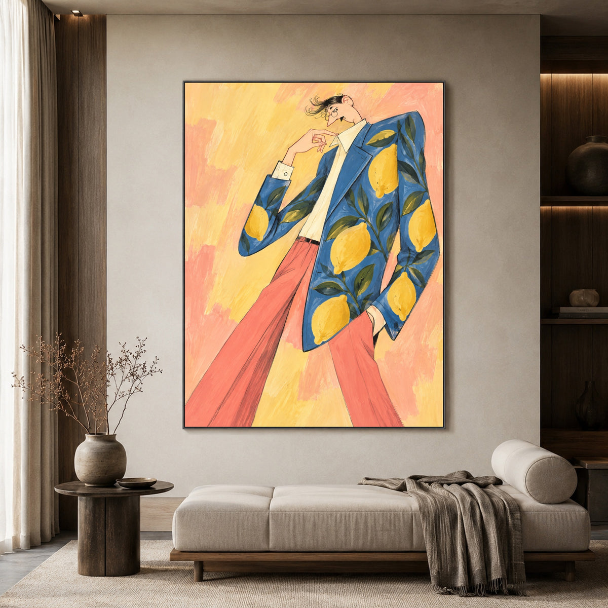 Lemon Jacket Leisure — artwork in an interior setting 3