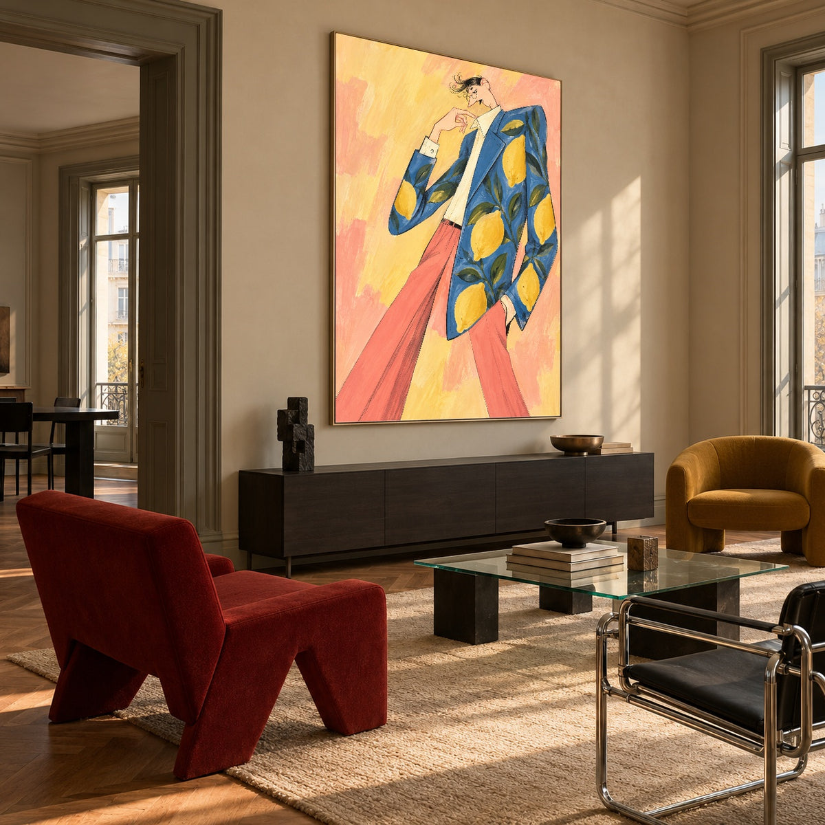 Lemon Jacket Leisure — artwork in an interior setting 4