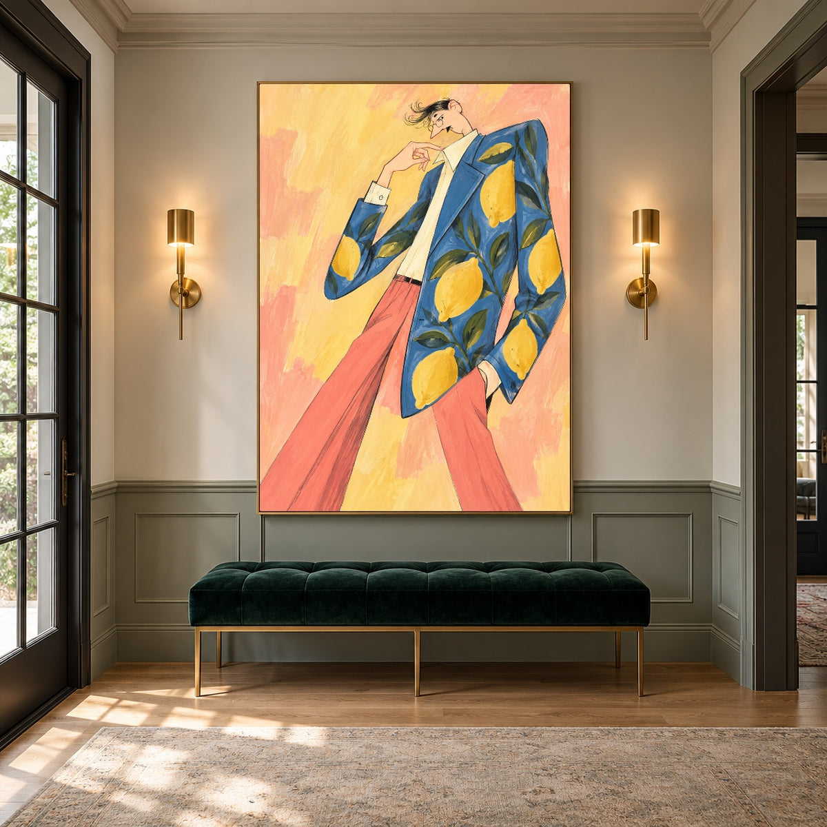 Lemon Jacket Leisure — artwork in an interior setting 7