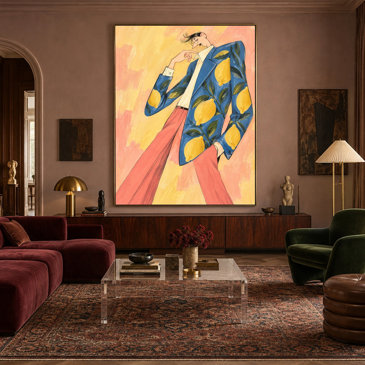 Lemon Jacket Leisure — artwork in an interior setting 8