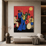 Red Room Jazz — artwork in an interior setting 3
