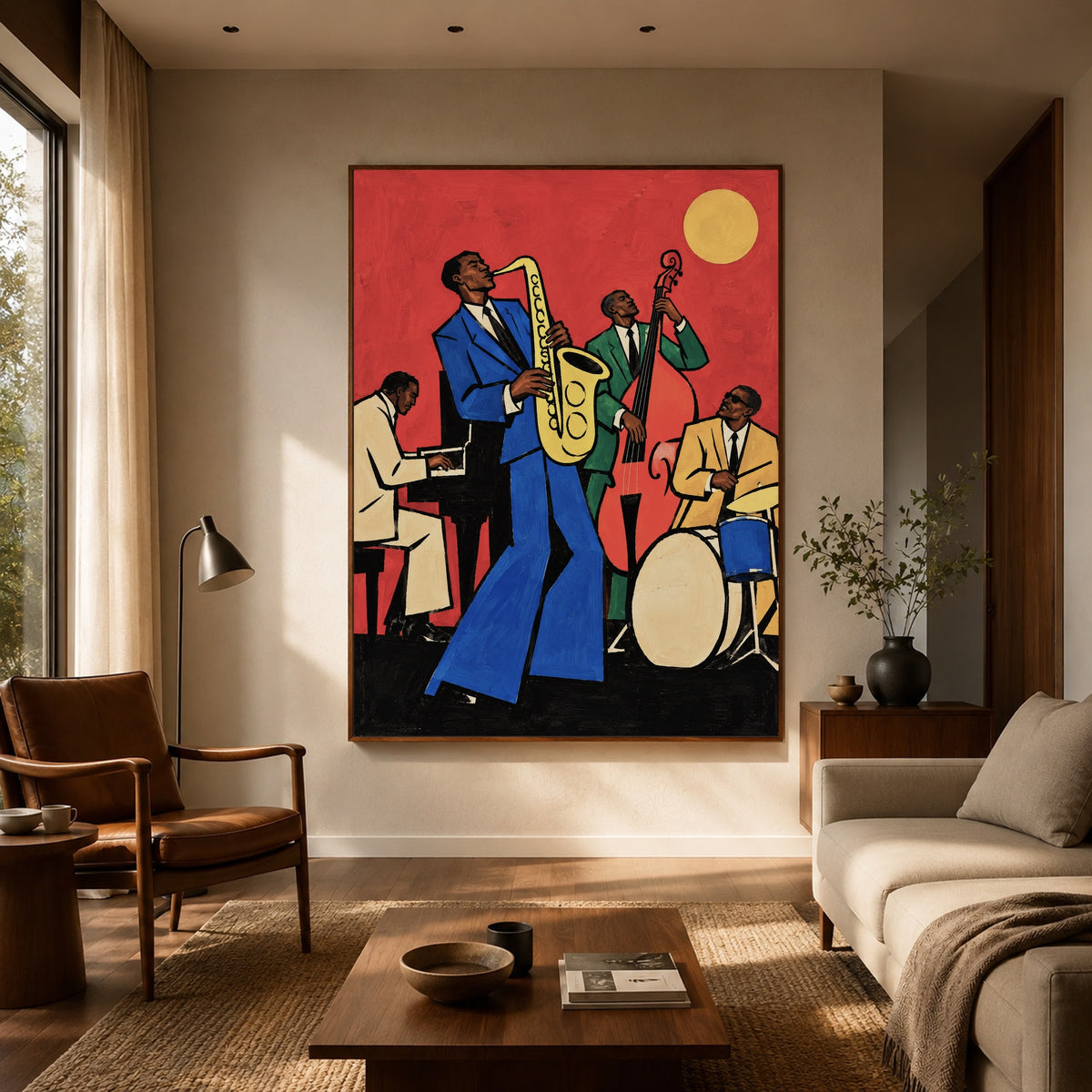 Red Room Jazz — artwork in an interior setting 4