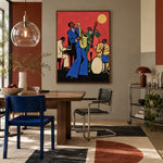 Red Room Jazz — artwork in an interior setting 5