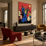 Red Room Jazz — artwork in an interior setting 7