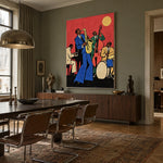 Red Room Jazz — artwork in an interior setting 8