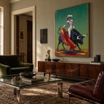 Rose Hat Courage — featured artwork in a living space