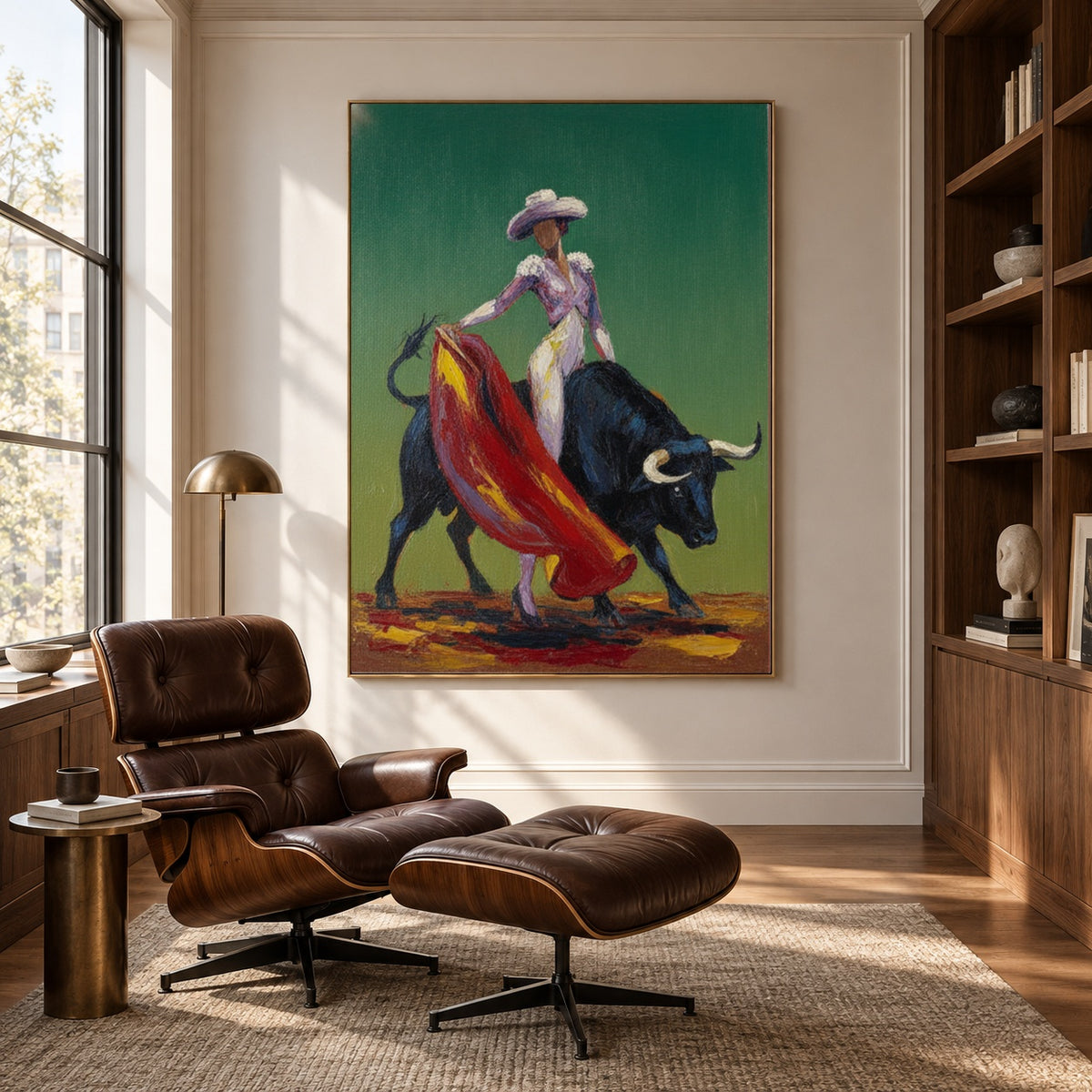 Rose Hat Courage — artwork in an interior setting 6