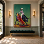Rose Hat Courage — artwork in an interior setting 7