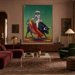 Rose Hat Courage — artwork in an interior setting 8