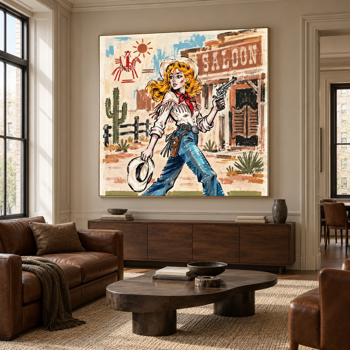 Saloon Daydream Queen — artwork in an interior setting 3