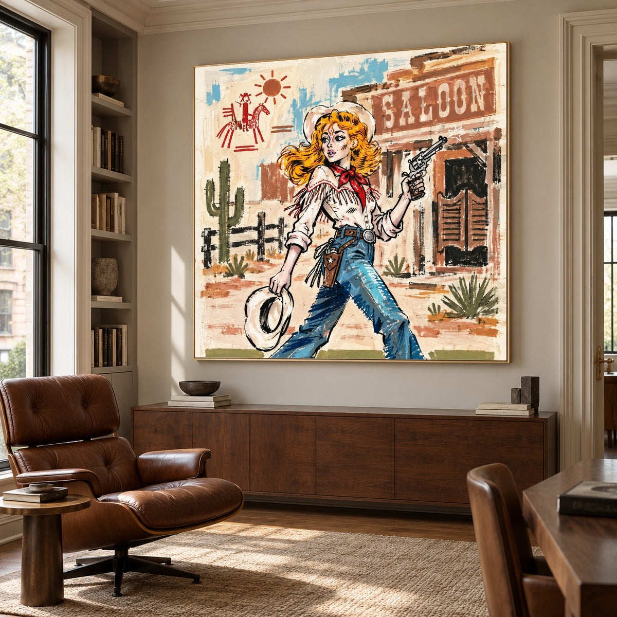 Saloon Daydream Queen — artwork in an interior setting 4