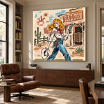 Saloon Daydream Queen — artwork in an interior setting 4