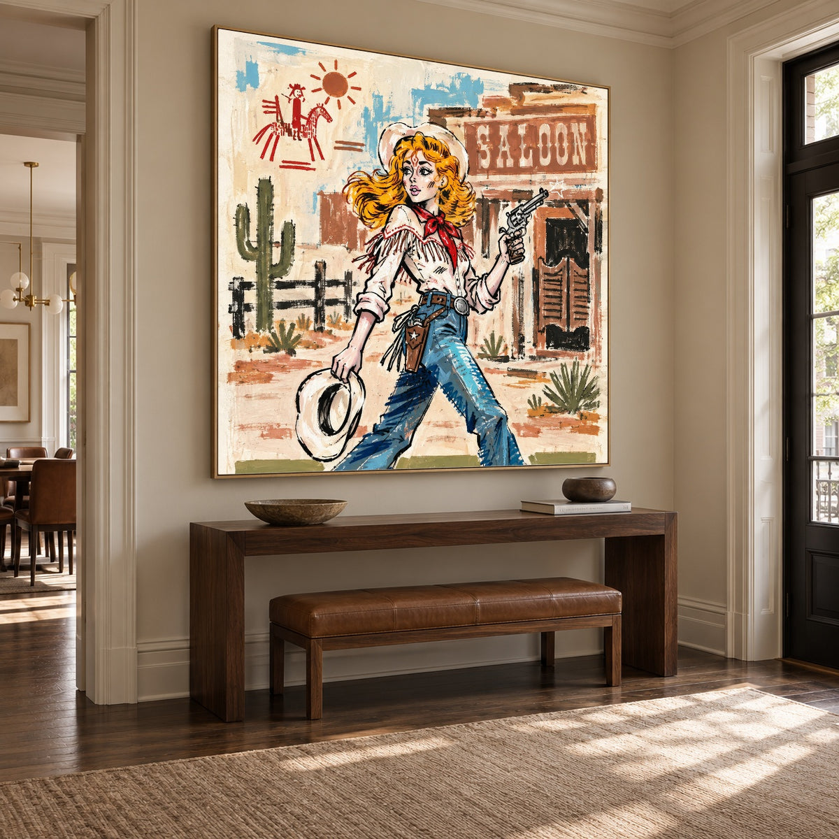 Saloon Daydream Queen — artwork in an interior setting 5