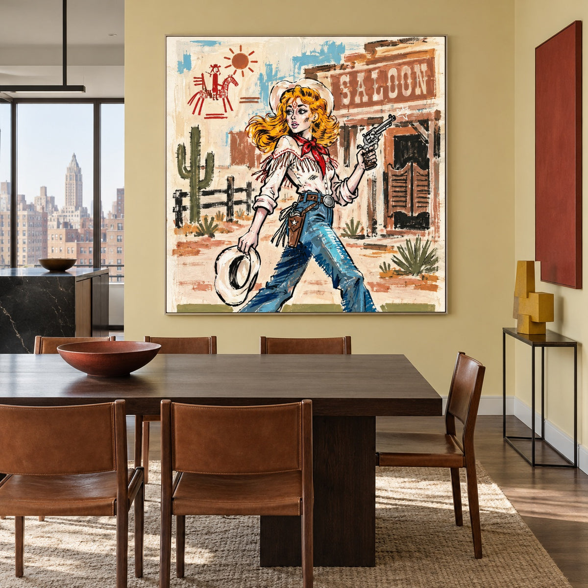 Saloon Daydream Queen — artwork in an interior setting 6