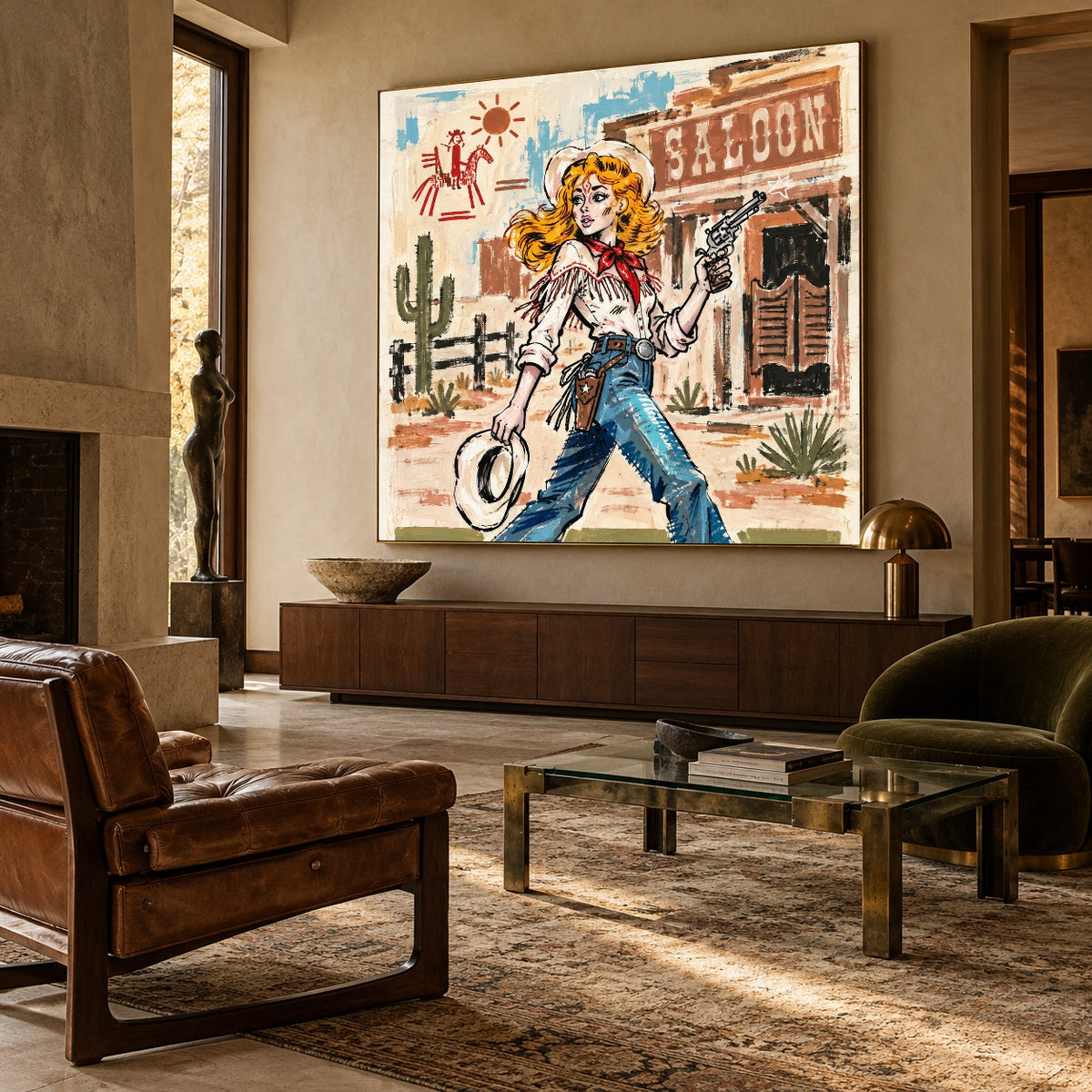 Saloon Daydream Queen — artwork in an interior setting 8