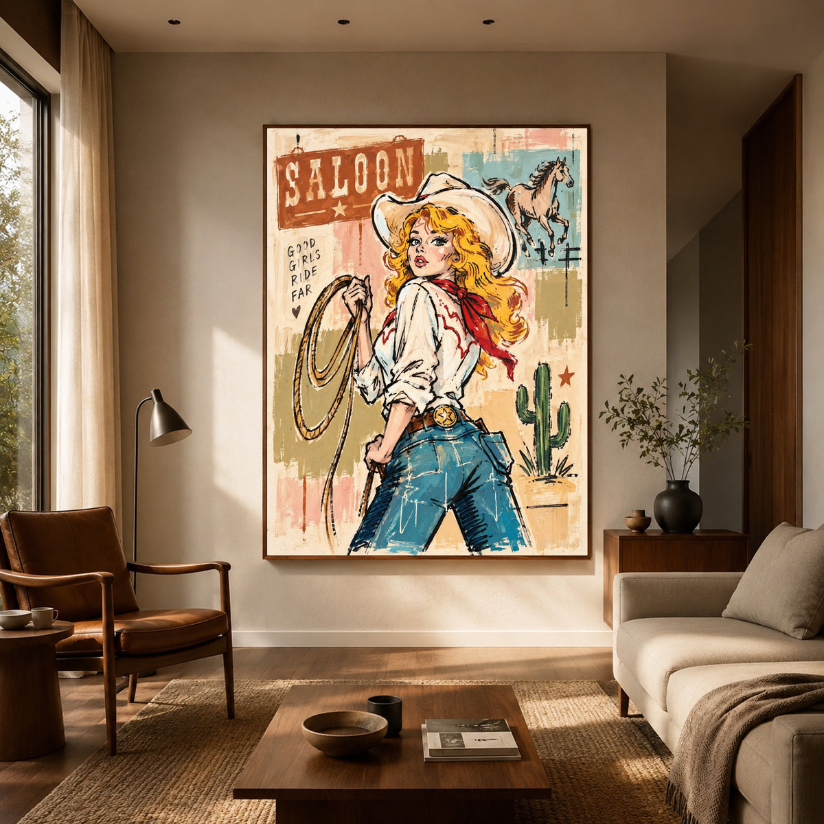 Saloon Sunbeam — featured artwork in a living space