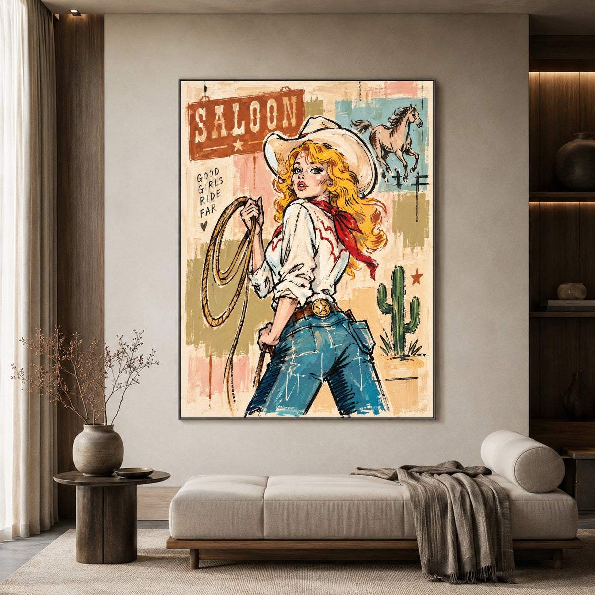 Saloon Sunbeam — artwork in an interior setting 3