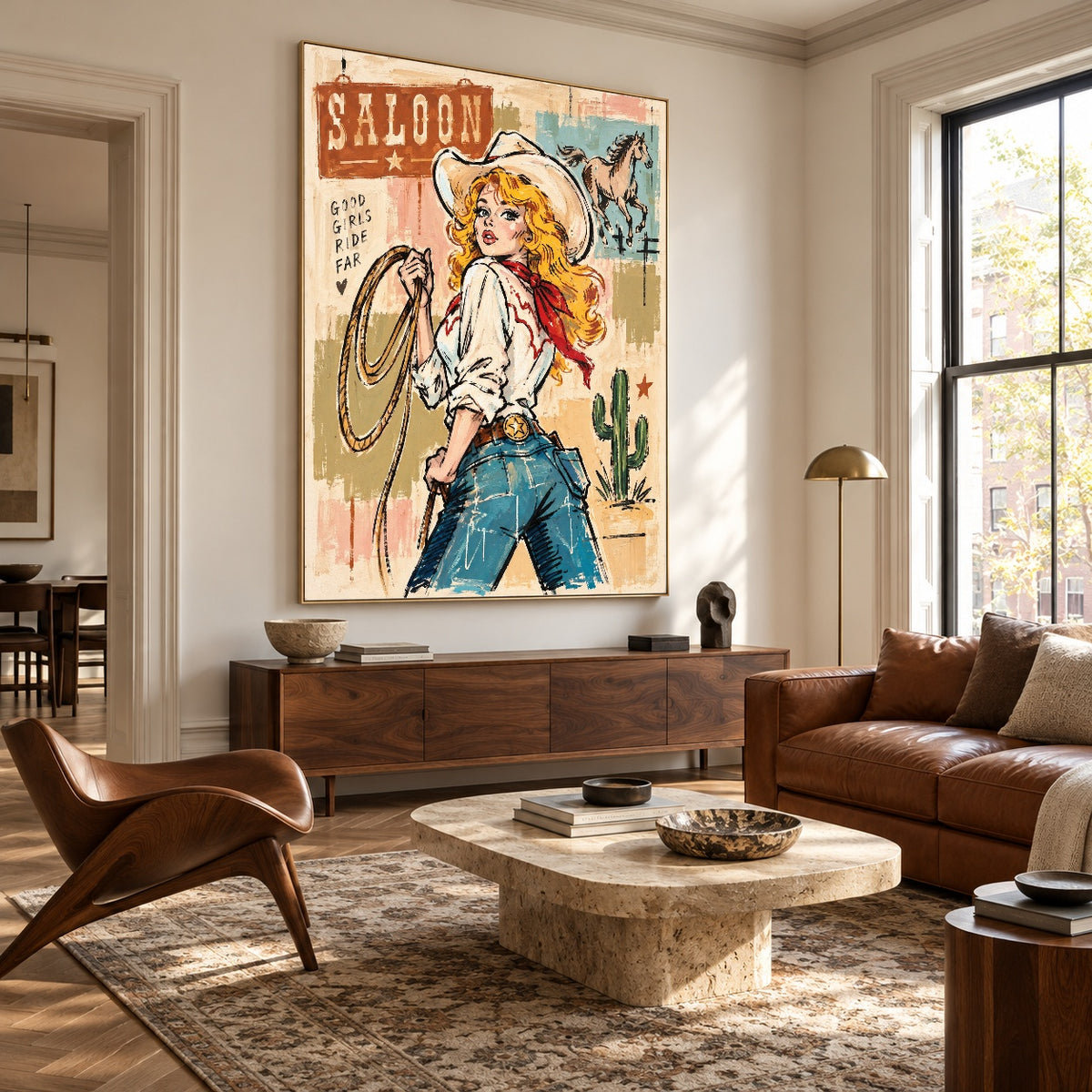 Saloon Sunbeam — artwork in an interior setting 6