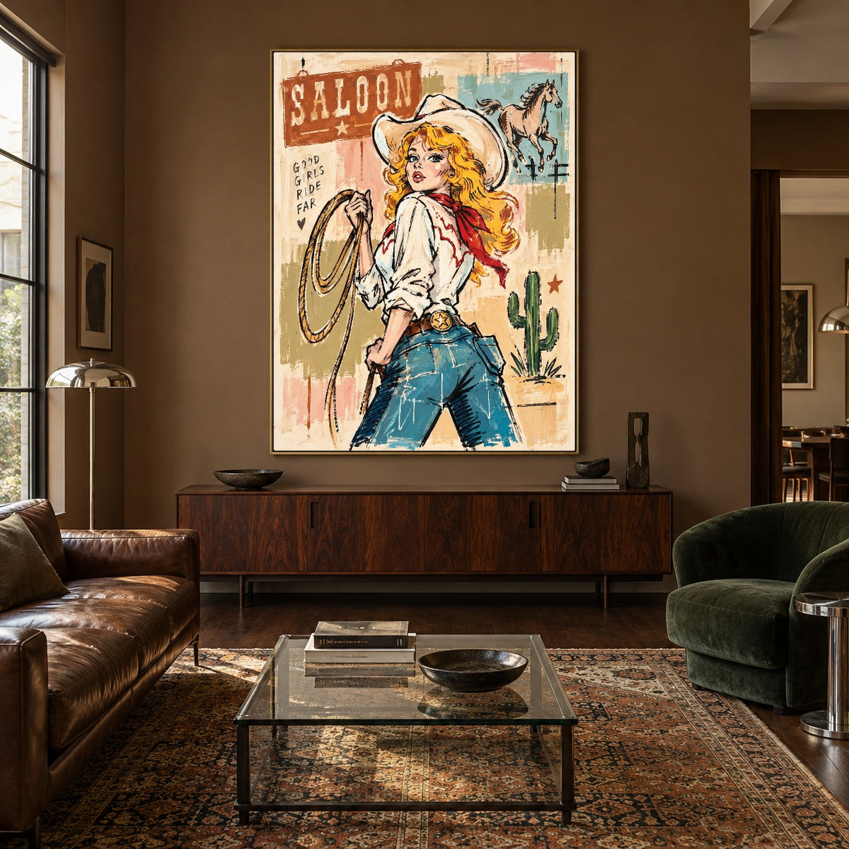 Saloon Sunbeam — artwork in an interior setting 8