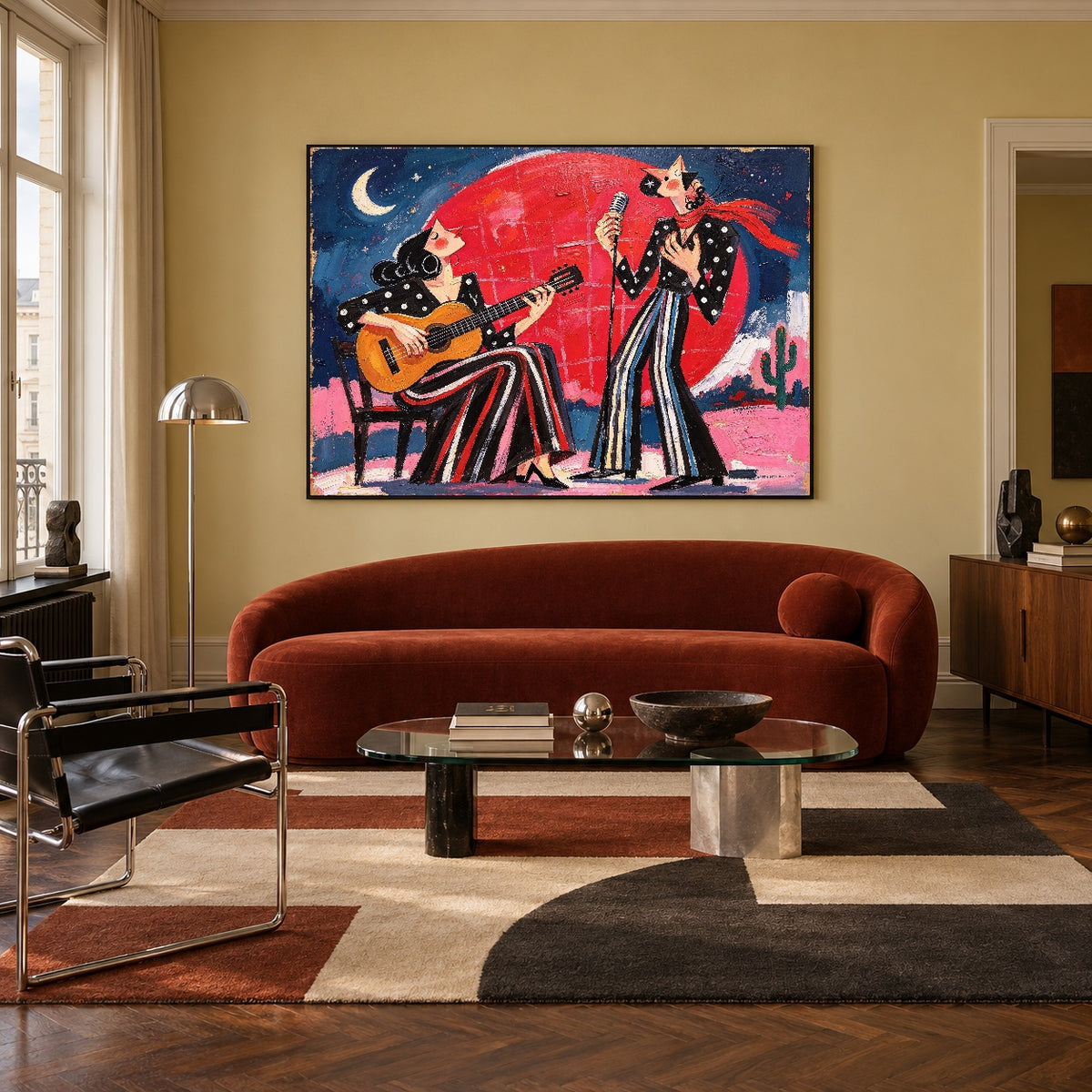Songs Beneath Vermilion — artwork in an interior setting 4