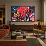 Songs Beneath Vermilion — artwork in an interior setting 5