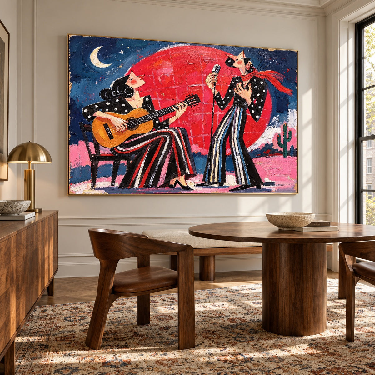 Songs Beneath Vermilion — artwork in an interior setting 8