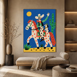 Spotted Saddle Parade — featured artwork in a living space
