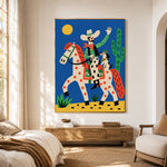 Spotted Saddle Parade — artwork in an interior setting 3