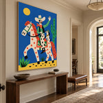 Spotted Saddle Parade — artwork in an interior setting 7