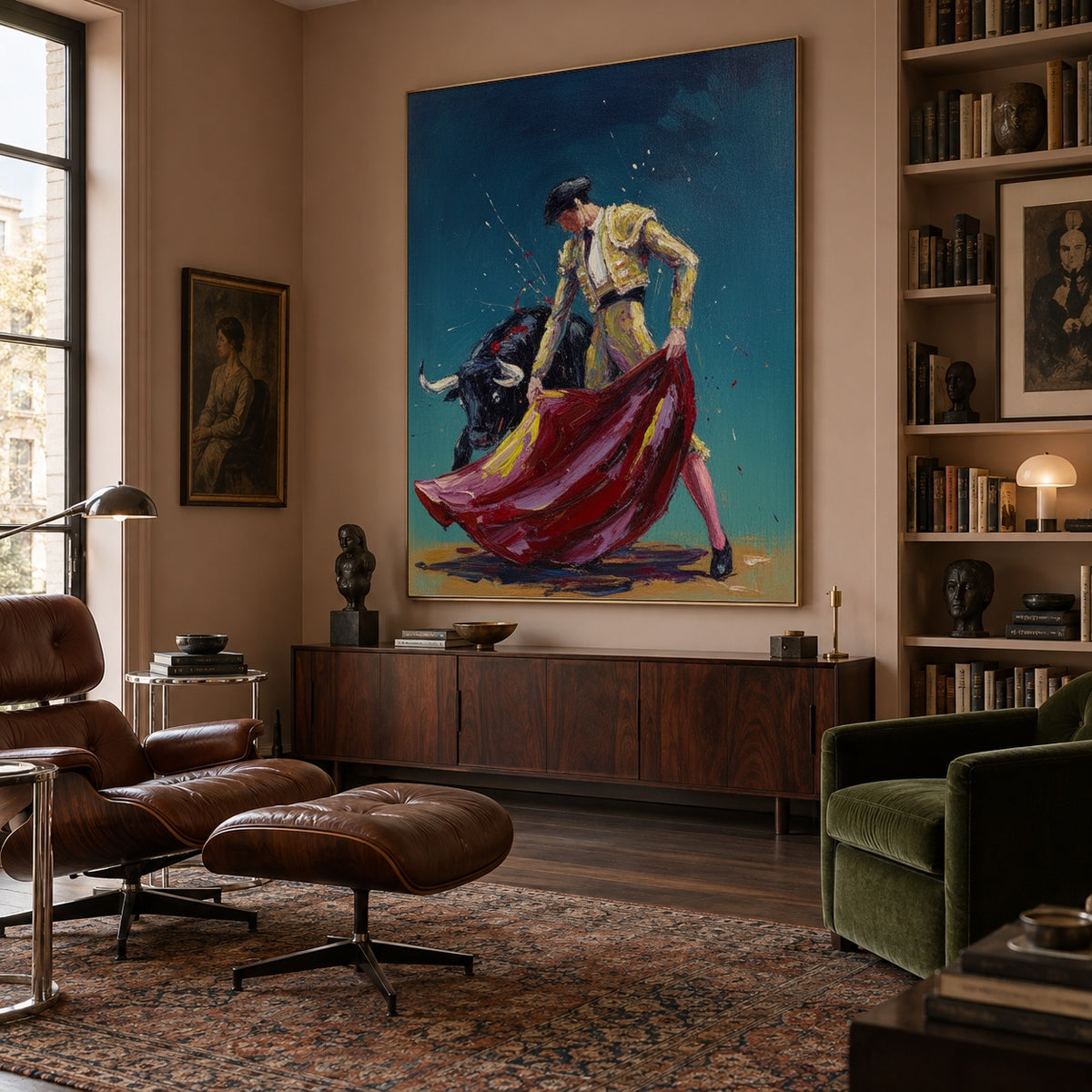The Crimson Turn — featured artwork in a living space