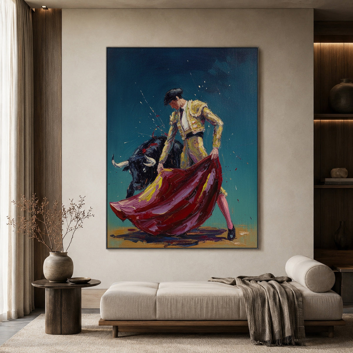 The Crimson Turn — artwork in an interior setting 3