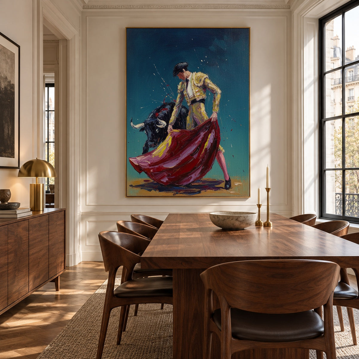 The Crimson Turn — artwork in an interior setting 5