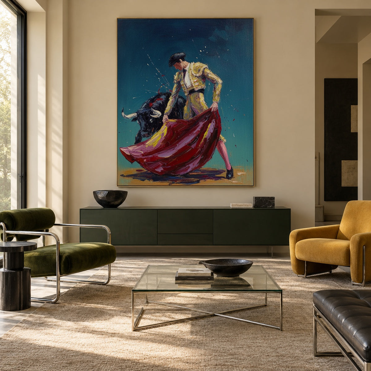 The Crimson Turn — artwork in an interior setting 6