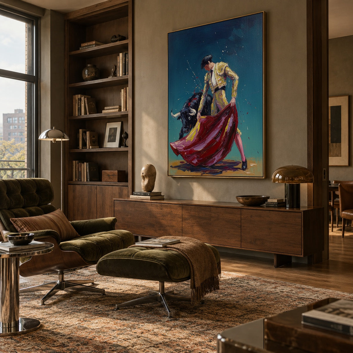 The Crimson Turn — artwork in an interior setting 7
