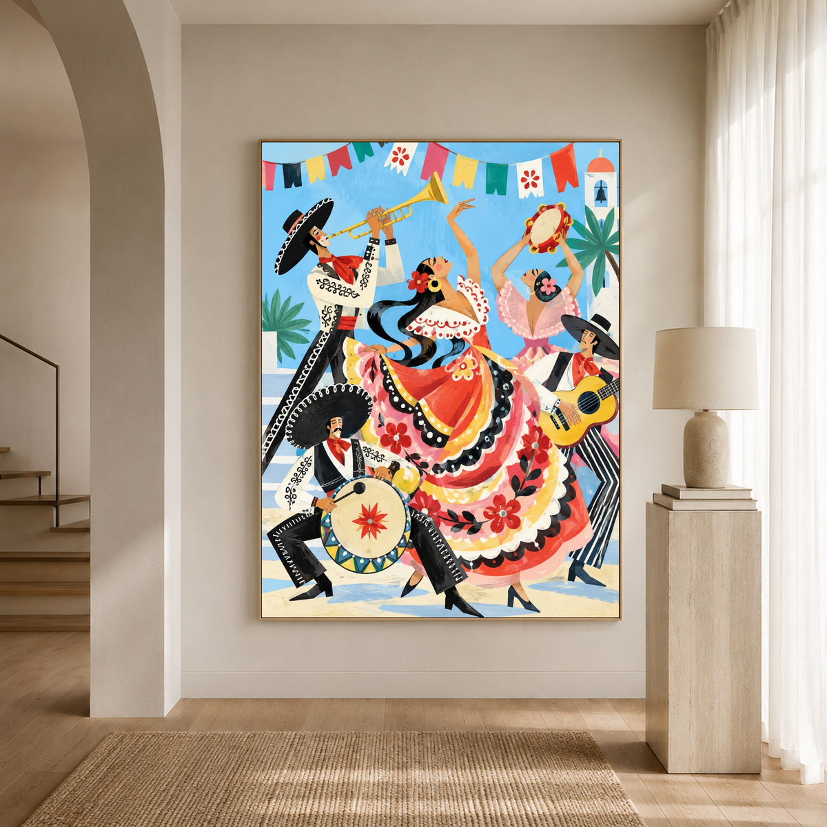 The Fiesta Within — artwork in an interior setting 5