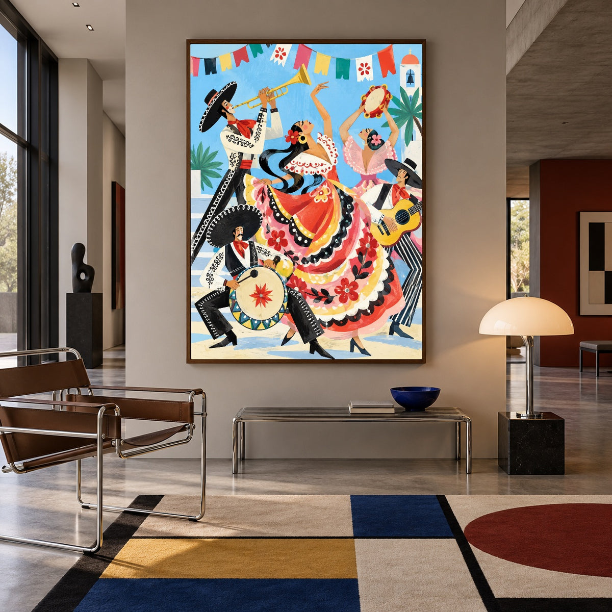 The Fiesta Within — artwork in an interior setting 6