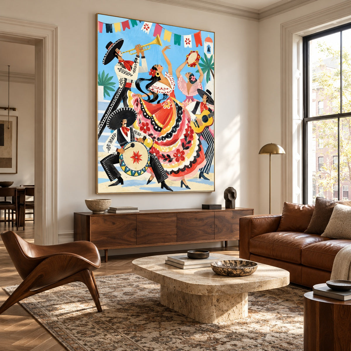 The Fiesta Within — artwork in an interior setting 7