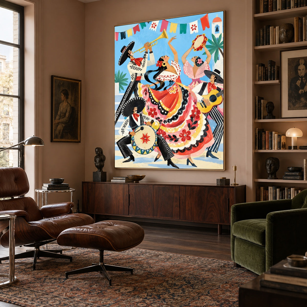 The Fiesta Within — artwork in an interior setting 8
