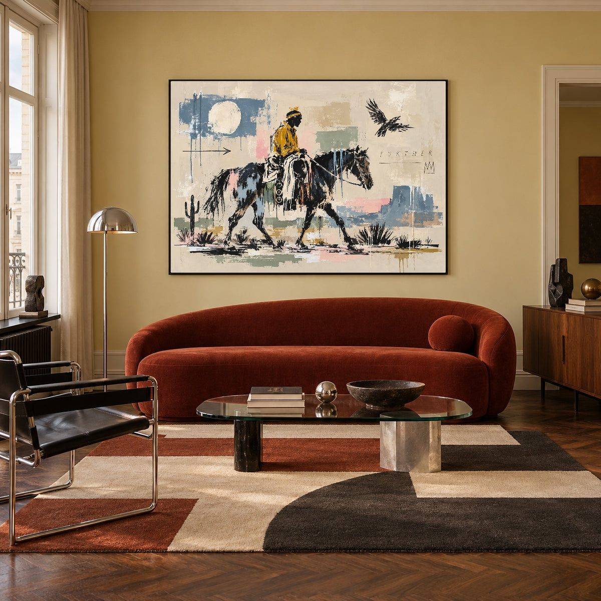 Toward the Blue Mesa — artwork in an interior setting 4