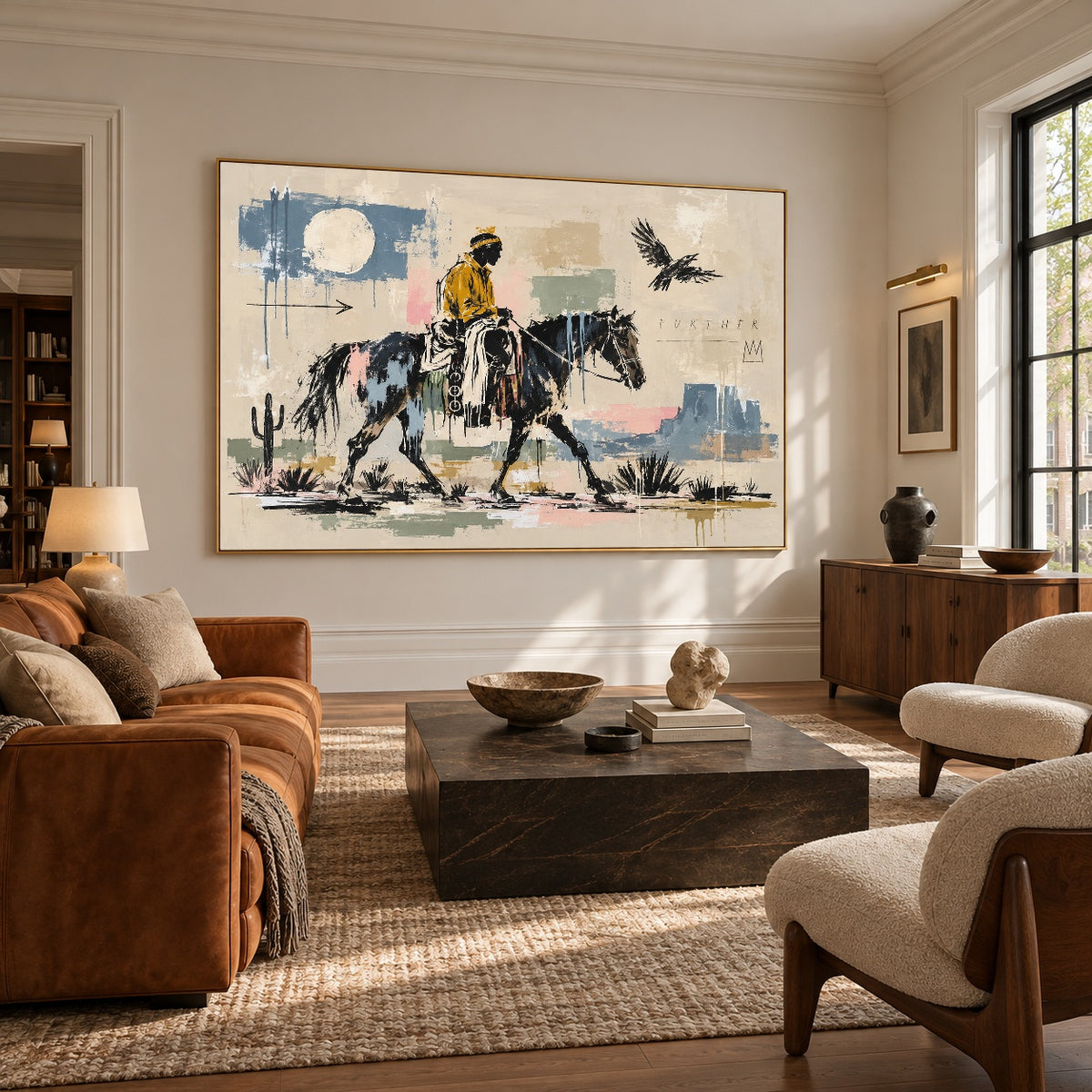 Toward the Blue Mesa — artwork in an interior setting 7